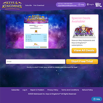 Keys & Kingdoms Website